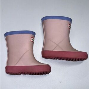 Pink Hunter Rain Boots (toddler 5)